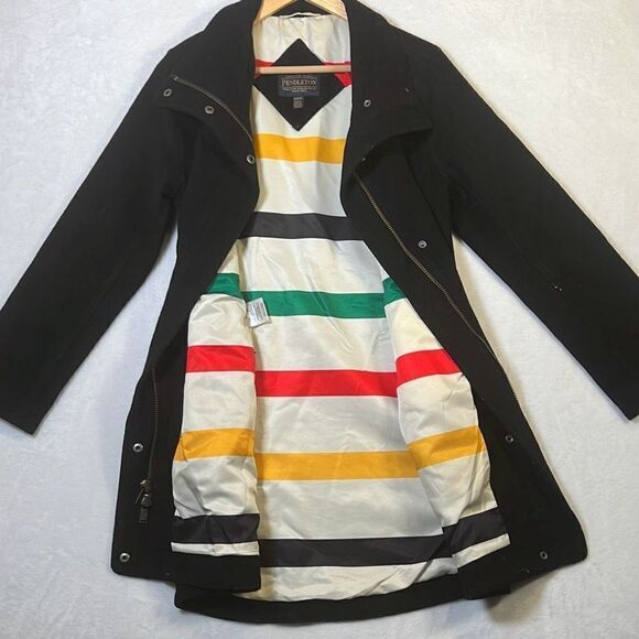 Pendleton Women's Water Resistant Cascade Wool Campbell Coat Jacket-women XS‎ - Picture 1 of 7